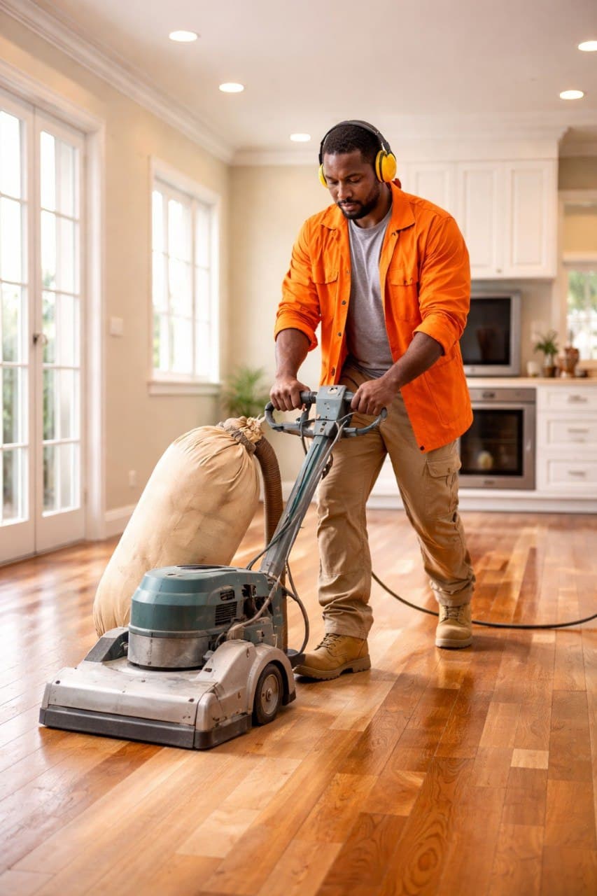 Wooden Floor Polishing image